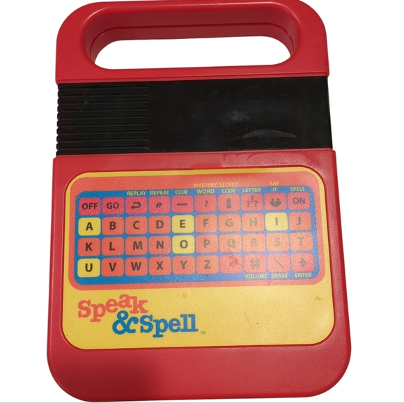Kahootz Other - Speak & Spell Retro Electronic Game, Educational Toy, 80s Arcade, Learn Spelling